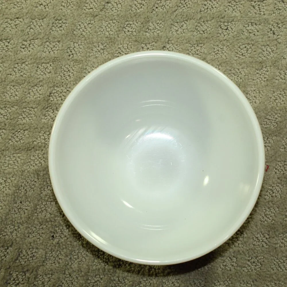 1970's Set of 4 Vintage PYREX Homestead Mixing Bowls 401 - 040 Tan Blue